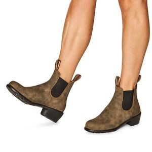 Blundstone Chelsea Boots Women's Series Heel - Rustic Brown